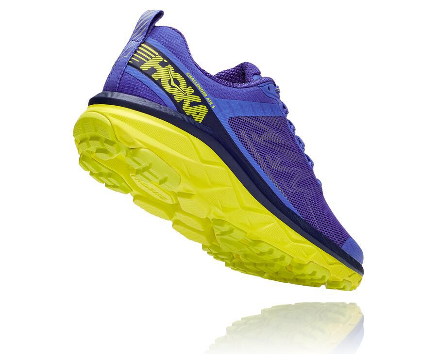 Hoka One One Trail Schoenen Heren - Challenger Atr 5 - Blauw/Groen - BH8736920